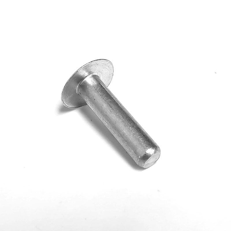 100x L/25mm 1/4" Dia Alu Brazier Head Solid Rivet Fastener Soft Trailer Repair-Hardware Fasteners-BuildFastCar-BFC-TTP-SRT-BZH-025-100-ST