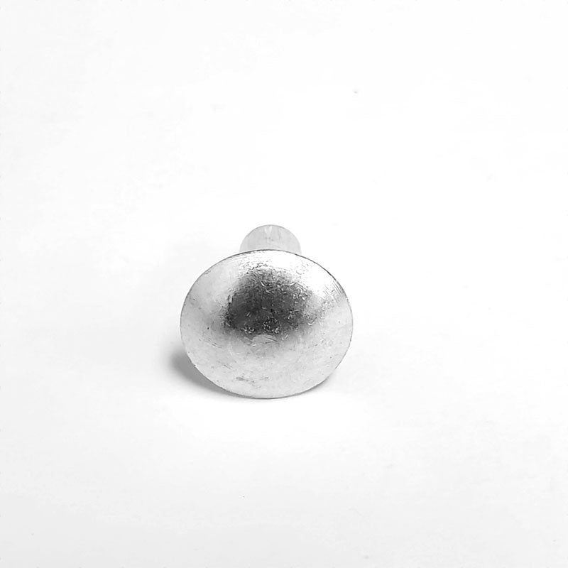100x L/16mm 1/4" Dia Alu Brazier Head Solid Rivet Fastener Soft Trailer Repair-Hardware Fasteners-BuildFastCar-BFC-TTP-SRT-BZH-025-062-ST