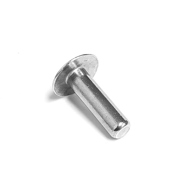 100x L/22mm 1/4" Dia Alu Brazier Head Solid Rivet Fastener Soft Trailer Repair-Hardware Fasteners-BuildFastCar-BFC-TTP-SRT-BZH-025-087-ST