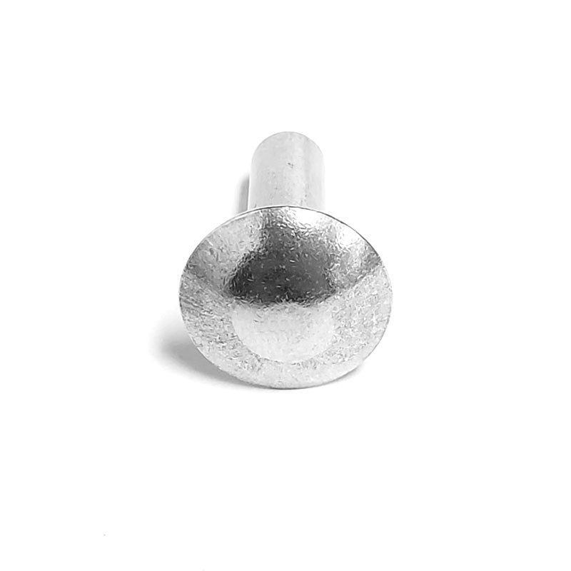 100x L/22mm 1/4" Dia Alu Brazier Head Solid Rivet Fastener Soft Trailer Repair-Hardware Fasteners-BuildFastCar-BFC-TTP-SRT-BZH-025-087-ST