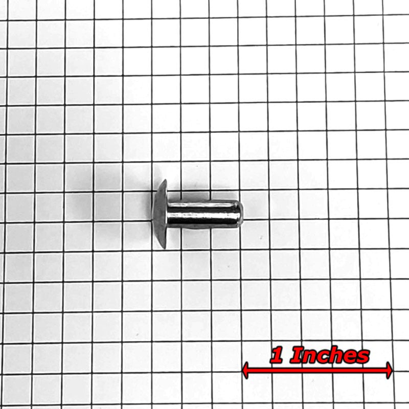 100x L/13mm 3/16" Dia Alu Brazier Head Solid Rivet Fastener Hard Trailer Repair-Hardware Fasteners-BuildFastCar-BFC-TTP-SRT-BZH-018-050-HD