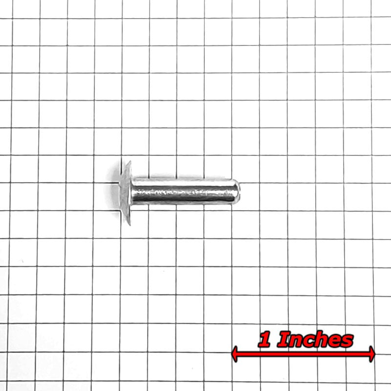 100x L/19mm 3/16" Dia Alu Brazier Head Solid Rivet Fastener Hard Trailer Repair-Hardware Fasteners-BuildFastCar-BFC-TTP-SRT-BZH-018-075-HD