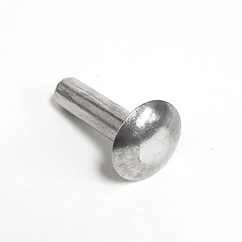 100x L/19mm 3/16" Dia Alu Brazier Head Solid Rivet Fastener Soft Trailer Repair-Hardware Fasteners-BuildFastCar-BFC-TTP-SRT-BZH-018-075-ST