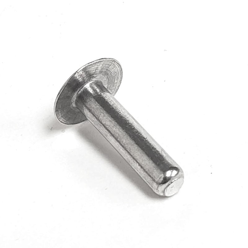 100x L/19mm 3/16" Dia Alu Brazier Head Solid Rivet Fastener Soft Trailer Repair-Hardware Fasteners-BuildFastCar-BFC-TTP-SRT-BZH-018-075-ST
