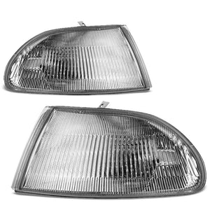 Chrome Amber Reflector Corner Light/Lamp Honda 92-95 Civic EG8 EG9 EH11 BFC-CORLIG-CIV92-4D-CH
