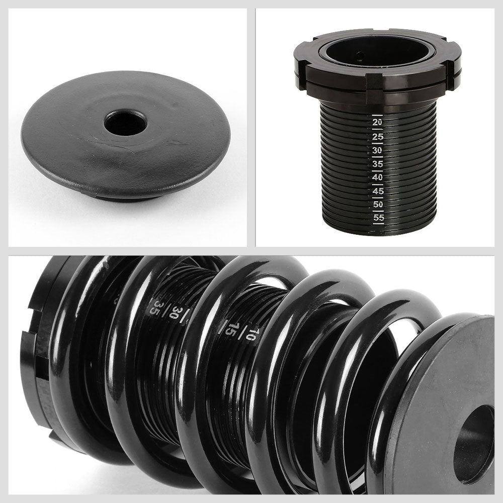 Front/Rear Black Scaled Black Coilover Lowering Spring Kit For 01-05 Honda Civic EM/ES Coupe/Sedan-Shocks & Springs-BuildFastCar