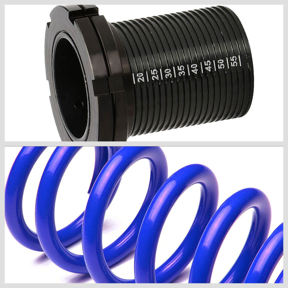 Front/Rear Black Scaled Blue Coilover Lowering Spring Kit For 01-05 Honda Civic EM/ES Coupe/Sedan-Shocks & Springs-BuildFastCar