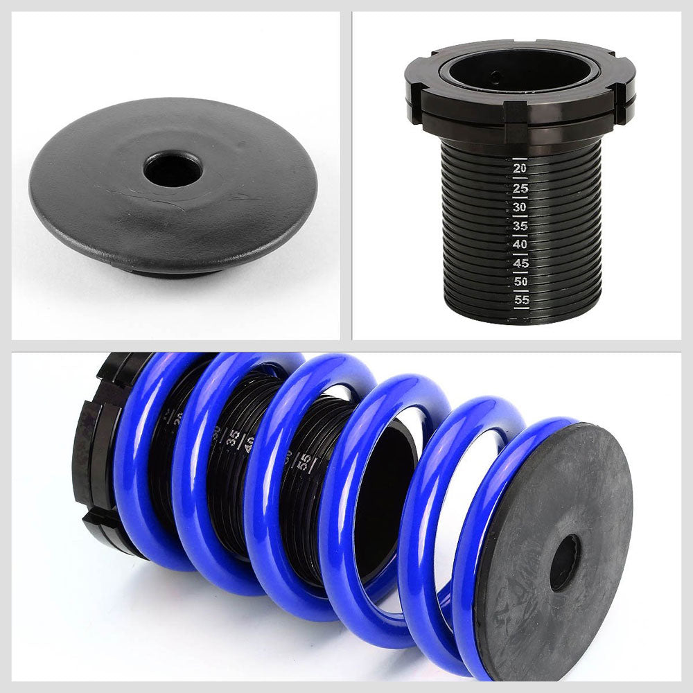 Front/Rear Black Scaled Blue Coilover Lowering Spring Kit For 01-05 Honda Civic EM/ES Coupe/Sedan-Shocks & Springs-BuildFastCar