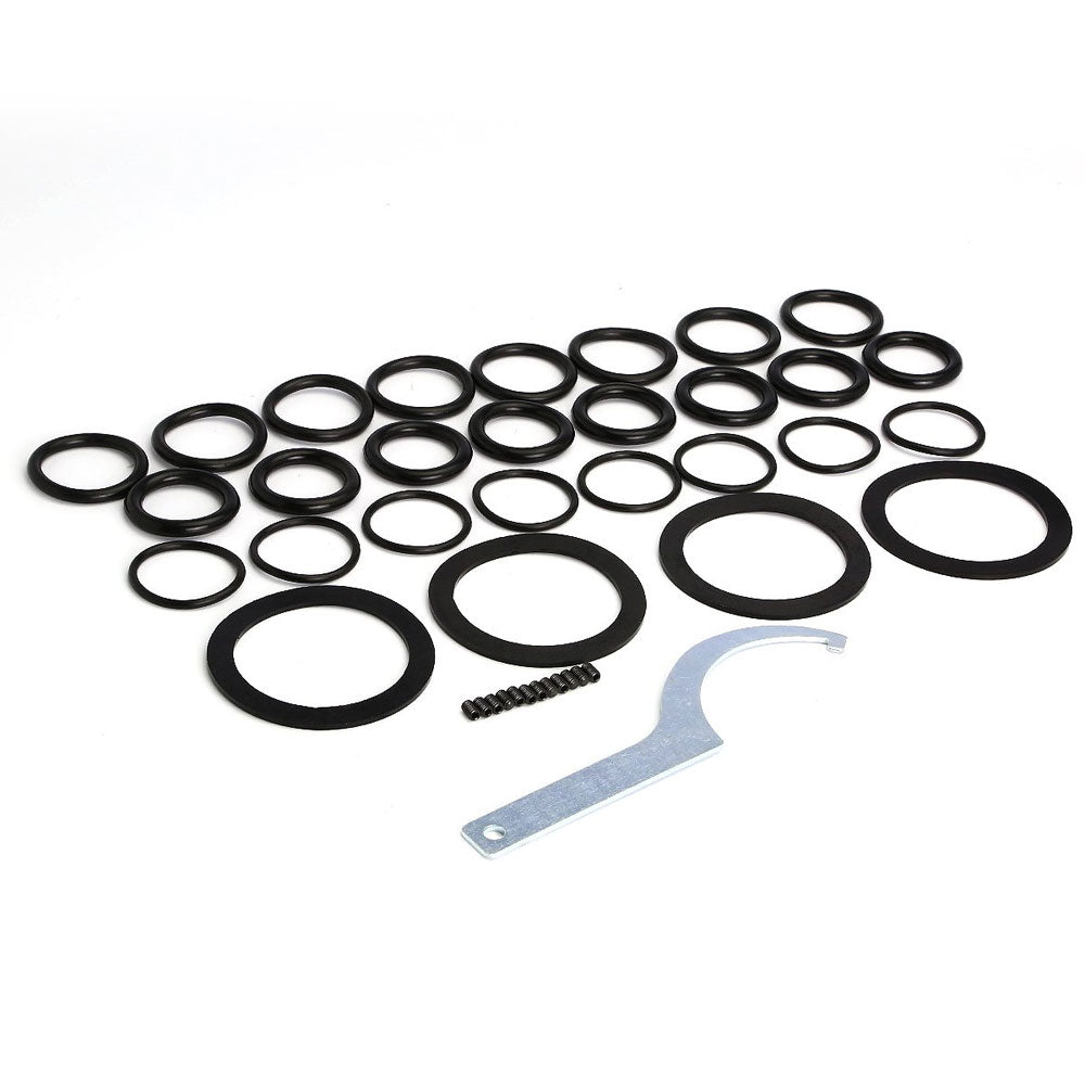 Front/Rear Black Scaled White Coilover Lowering Spring Kit For 01-05 Honda Civic EM/ES Coupe/Sedan-Shocks & Springs-BuildFastCar