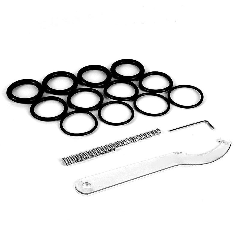 Black/Red Scaled 1"-4" Adjust Lowering Coilover Spring TY33 For 90-01 Integra-Suspension-BuildFastCar