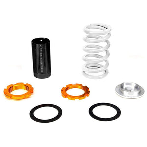 Adjust White Scaled Coilover Spring+Blue Gas Shock Absorber TY33 For 96-00 Civic-Shocks & Springs-BuildFastCar