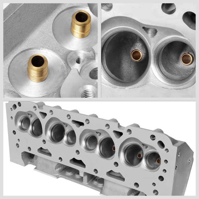 Aluminum 200cc Intake 68cc Bare Cylinder Head For Small Block Chevrolet 350 SBC-Performance-BuildFastCar