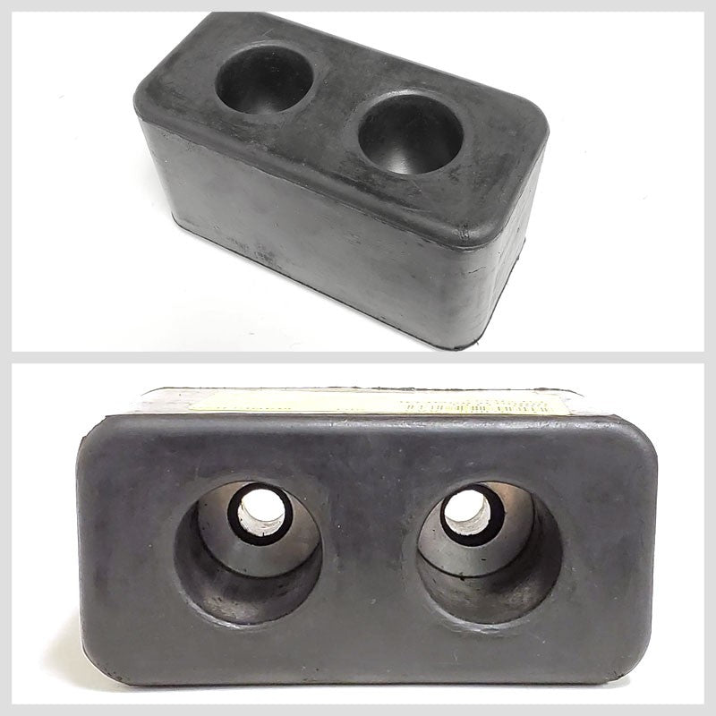 Molded Rubber Bumper Dock 6x2-7/8x3-1/4 For CHASSIS/TRAILERS/VAN/FLATBED/REEFER-Wheel Parts-BuildFastCar-BFC-MBUMP-02