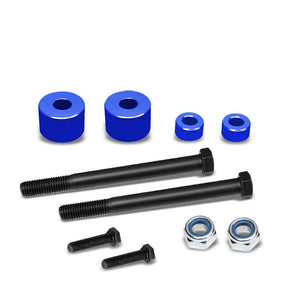 Blue 1" Drop Aluminum Front Differential Drop Spacers Kit For 97-04 Tacoma 4WD-Suspension-BuildFastCar