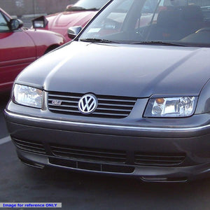 Pair Upper Mean Look Headlight Eyelid Eyebrow Cover For 99-05 Volkswagen Jetta-Exterior-BuildFastCar