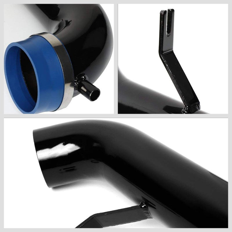 3" Black Pipe+Filter Cold Air Intake Kit+Heat Shield For 02-03 Liberty 3.7L V6-Performance-BuildFastCar