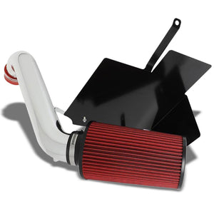 3" Polish Pipe+Filter Cold Air Intake Kit+Heat Shield For 02-03 Liberty 3.7L V6-Performance-BuildFastCar