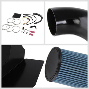 Black Cold Air Induction Intake+Heat Shield For 96-00 C/K Series/Tahoe/Yukon-Performance-BuildFastCar