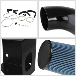 Black Cold Air Intake+Blue Filter+Heat Shield For Hummer 03-09 H2 V8 6.2/6.0-Performance-BuildFastCar