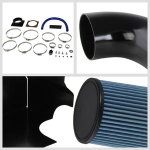 Black Cold Air Intake+Heat Shield For 00-05 Excursion/F250-550 SuperDuty V10-Performance-BuildFastCar