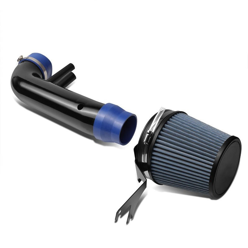 3.5" Black Pipe/Blue Filter+Shortram Air Intake Kit For 96-01 Mustang 4.6L V8-Performance-BuildFastCar
