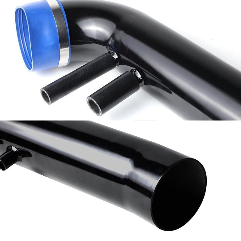 3.5" Black Pipe/Blue Filter+Shortram Air Intake Kit For 96-01 Mustang 4.6L V8-Performance-BuildFastCar