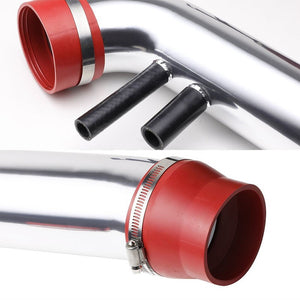 3.5" Polish Pipe/Red Filter+Shortram Air Intake Kit For 96-01 Ford Mustang 4.6L-Performance-BuildFastCar