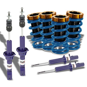 Adjust Blue Scaled Coilover Spring+Blue Gas Shock Absorbers TY33 For 88-91 Civic