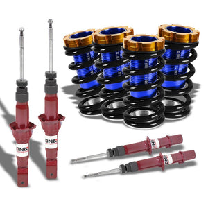 Adjustable Black Scaled Coilover+Red Gas Shock Absorbers TY22 For 94-01 Integra