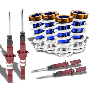 Adjustable White Scaled Coilover+Red Gas Shock Absorbers TY22 For 94-01 Integra