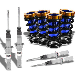 Black Scaled Coilover Spring+Silver Gas Shock SuspensionTY22 For 94-01 Integra