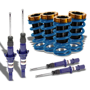 Adjust Blue Scaled Coilover Spring+Blue Gas Shock Absorbers TY33 For 96-00 Civic