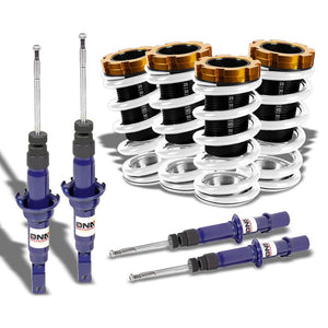 Adjust White Scaled Coilover Spring+Blue Gas Shock Absorber TY33 For 96-00 Civic