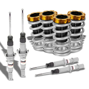 Adjust Silver Scaled Coilover+Silver Gas Shock Absorbers TY33 For 96-00 Civic