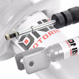 DNA Silver Gas Shock Struts+Red Coilover Lowering Spring+Scale For 88-91 Civic-Shocks & Springs-BuildFastCar