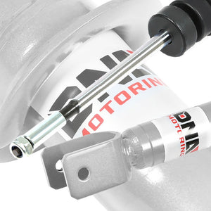 Adjust Red Scaled Coilover Spring+Silver Gas Shock TY22 For 96-00 Civic EJ/EK/EM-Shocks & Springs-BuildFastCar