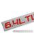 Red/Chrome 6.4L Twin Turbo Car Trunk Metal Polished Badge Decal Emblem Logo Tape-Exterior-BuildFastCar