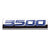 Blue/Chrome 3500 Logo Plate Car Rear Trunk Metal Trim Badge Decal Emblem Sticker-Exterior-BuildFastCar