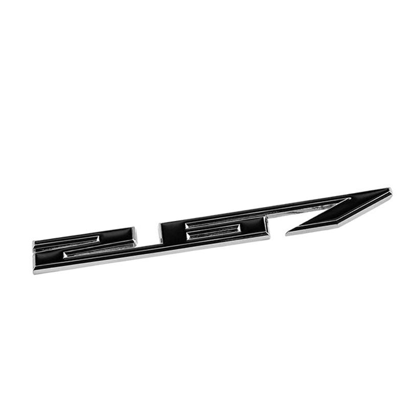 Black/Chrome 267 Cu Sign Logo Number Car Badge Emblem Polished Decal Plate 3M-Exterior-BuildFastCar