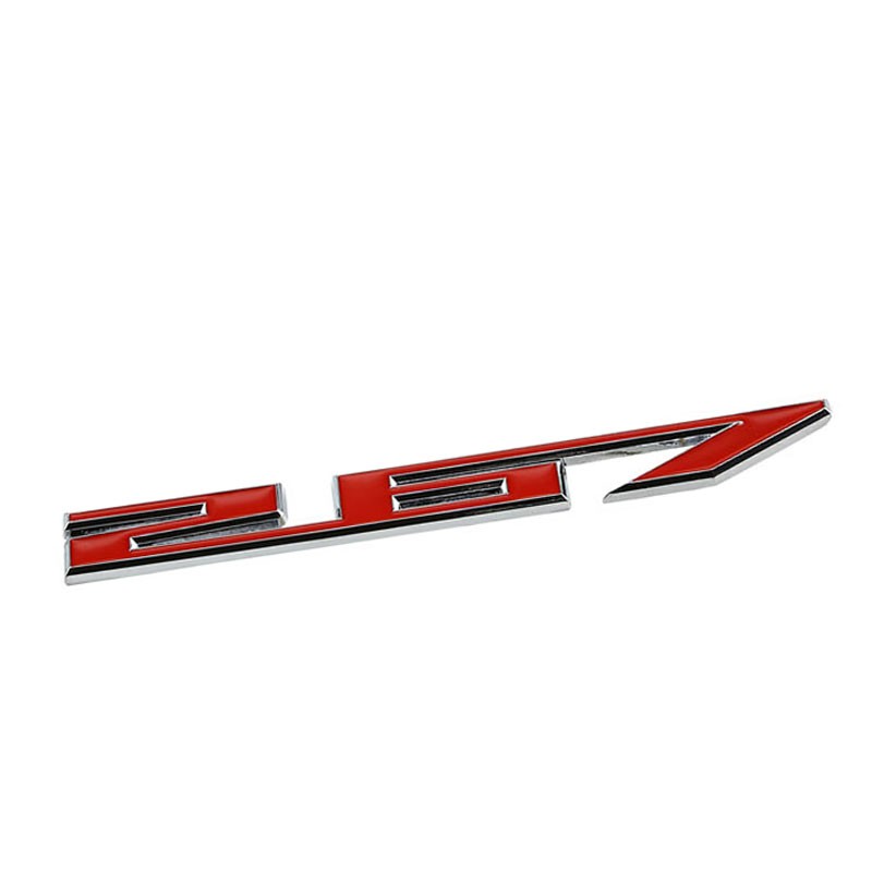 Red/Chrome 267 Cu Logo Badge Emblem Metal Trim Decal Plate 3M Adhesive Sticker-Exterior-BuildFastCar