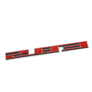 Red/Chrome 283 Logo Racing Sport Car Badge Emblem Polished Decal Plate-Exterior-BuildFastCar