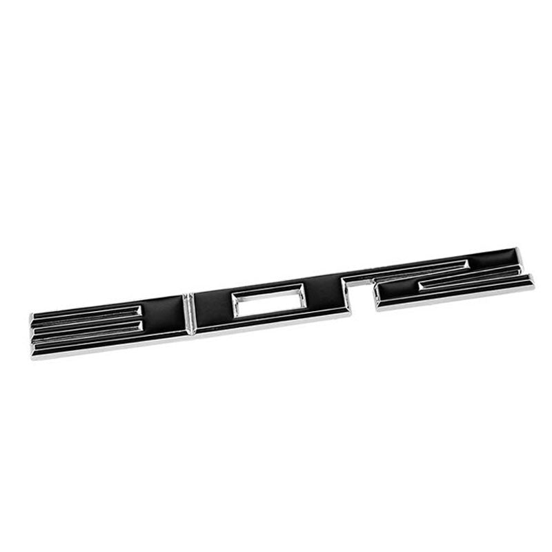 Black/Chrome 302 Cu Sign Sport Logo Engine Badge Emblem Polished Decal Plate 3M-Exterior-BuildFastCar