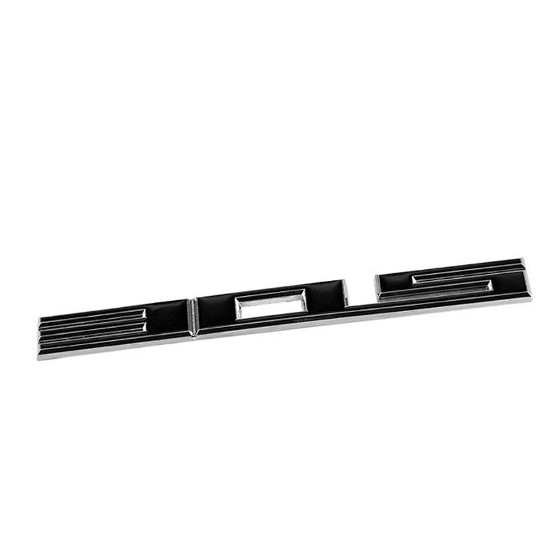 Black/Chrome 305 Cu Sign Logo Engine Badge Emblem Decal Plate 3M Sticker-Exterior-BuildFastCar