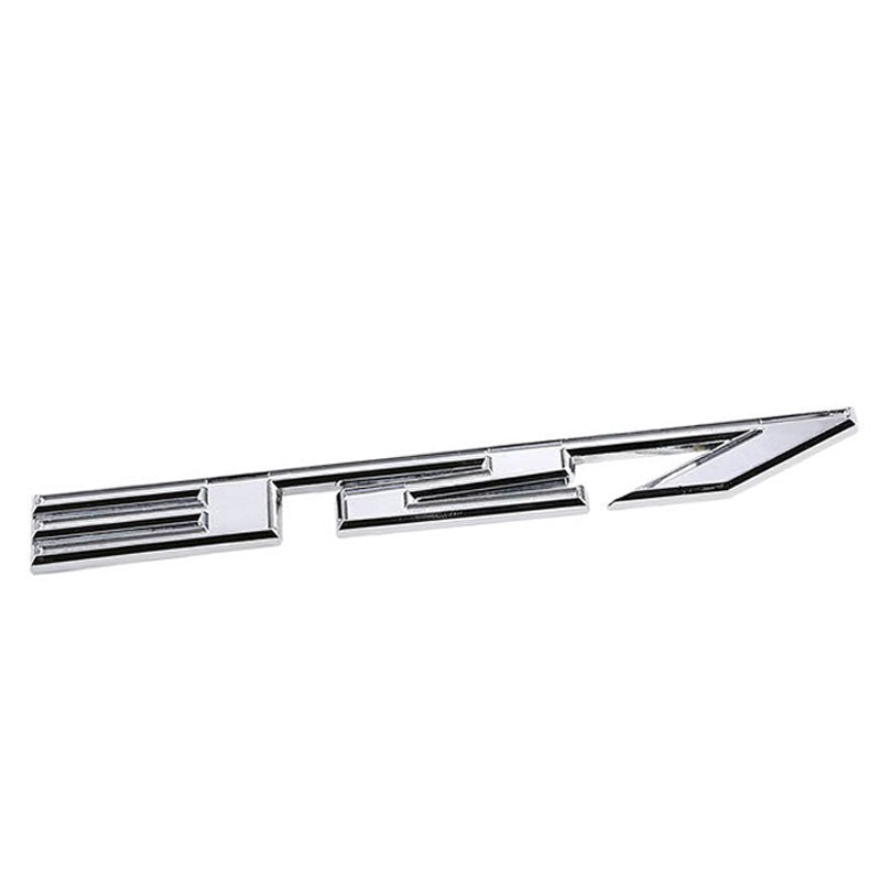 Chrome 327 Cu Sign Logo Car Badge Emblem Sport Trend Decal Plate 3M Sticker-Exterior-BuildFastCar