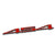 Red/Chrome 454 Letter Logo Engine Trunk Badge Emblem Metal Decal Plate 3M Tape-Exterior-BuildFastCar