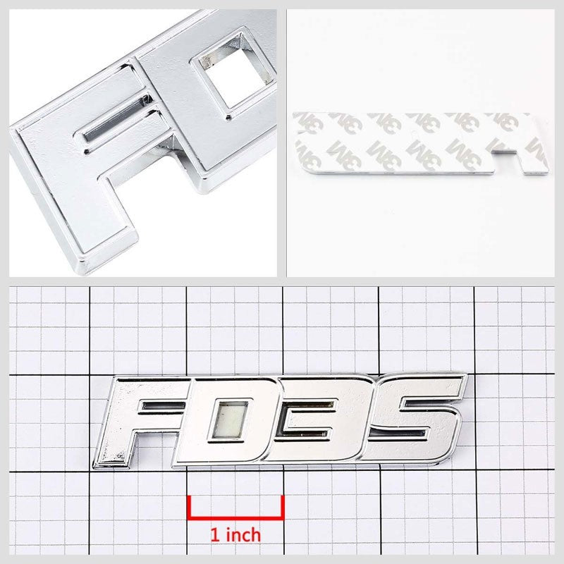 Chrome FD3S Trim Logo Name Sign Sport Trunk Badge Emblem Metal Decal 3M Sticker-Exterior-BuildFastCar