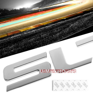 Chrome SLT Lettering Sign Logo Auto Sport Trunk Text Badge Emblem Decal-Exterior-BuildFastCar