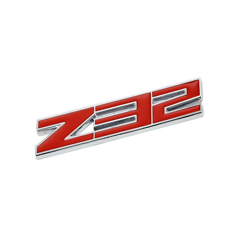 Red/Chrome Z32 Logo Sign 3.0L Engine Sport Car Badge Emblem Metal Decal Plate-Exterior-BuildFastCar
