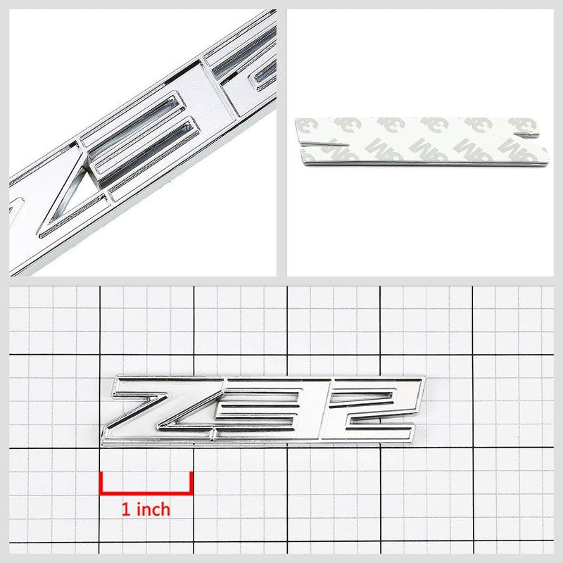 Chrome Z32 Sign Logo Car Sport Badge Emblem Sport Trend Decal Plate 3M Sticker-Exterior-BuildFastCar