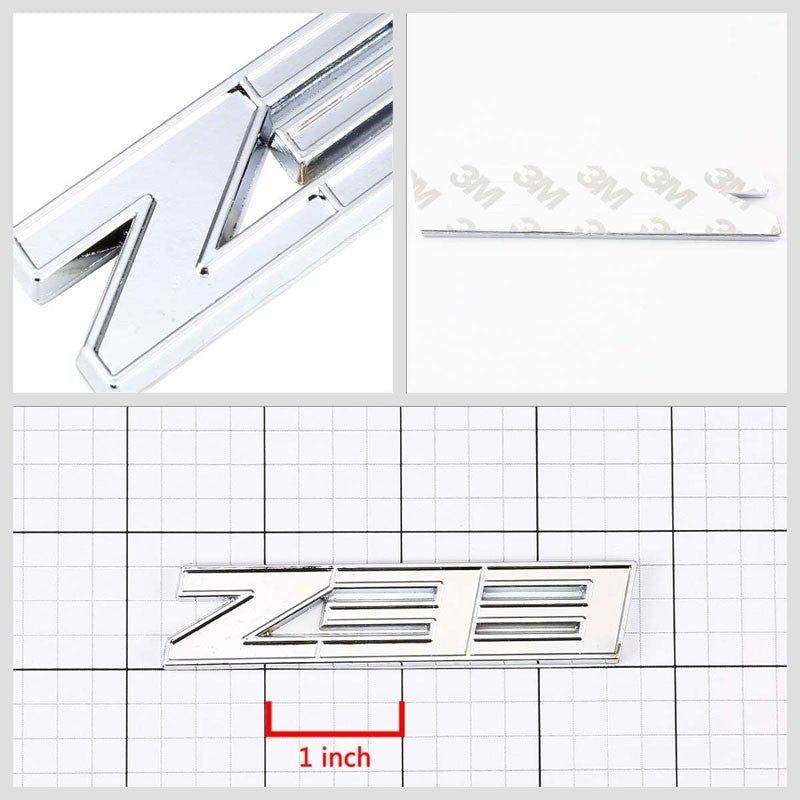 Chrome Z33 Sign Logo Sport Trim Badge Emblem Sport Coupe Decal Plate 3M Sticker-Exterior-BuildFastCar